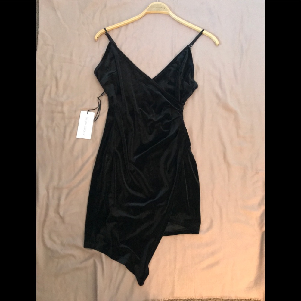 Black Suede Dress 🖤